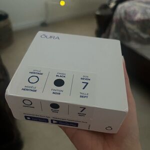 Oura Heritage Ring Box — Black and White Packaging